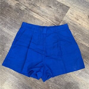 Royal Blue H&M Linen Shorts